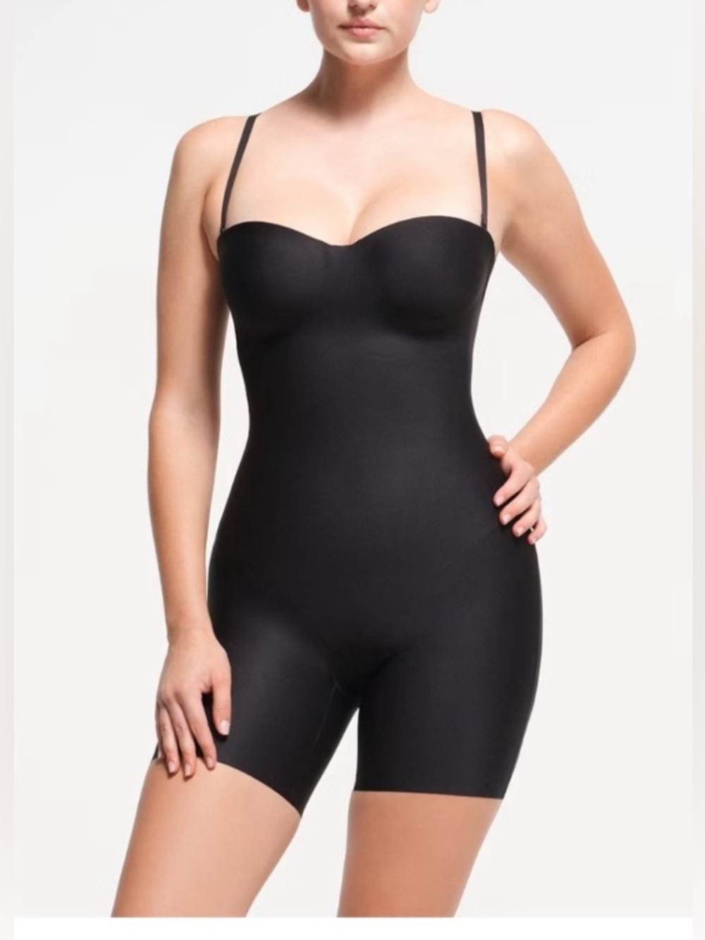 SKIMS BODY Core Sculpt Underwire Mid Thigh Bodysuit BNWT SMALL DD - Picture 2 of 8